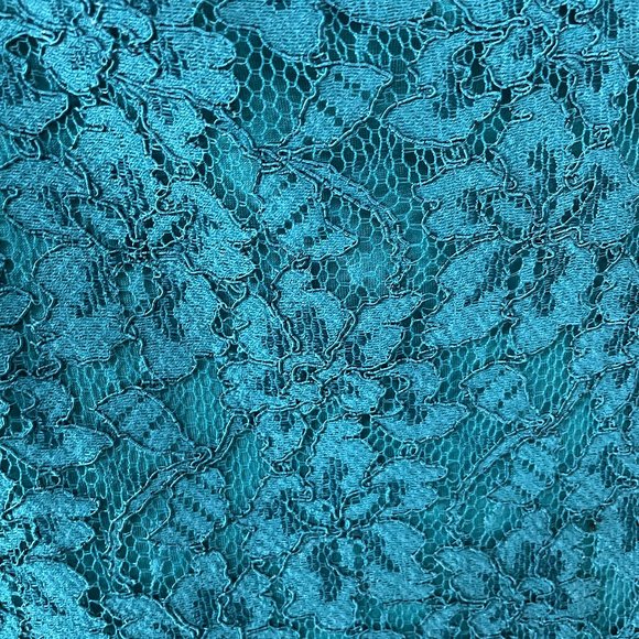 Diane von Furstenburg beautiful teal lace dress - Picture 7 of 7